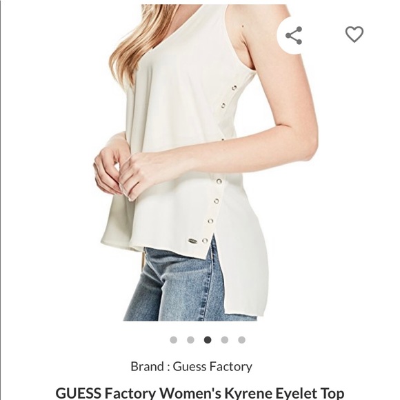 Guess Factory Women’s Kyrene Top - Just Peachy - Size Small - Picture 3 of 8